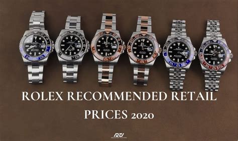 official rolex prices 2020